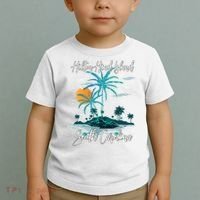Summer Vacation Retro South Carolina Hilton Head Island Gift Toddler T-Shirt thumb 2