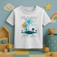 Summer Vacation Retro South Carolina Hilton Head Island Gift Toddler T-Shirt thumb 3