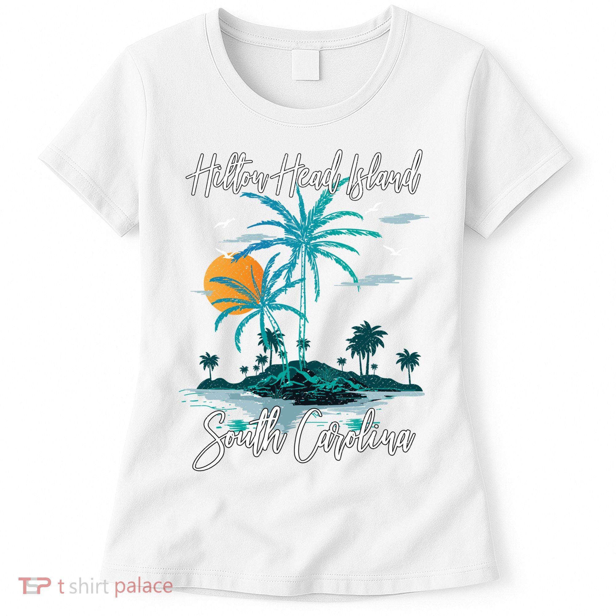 Summer Vacation Retro South Carolina Hilton Head Island Gift Women's T-Shirt