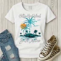 Summer Vacation Retro South Carolina Hilton Head Island Gift Women's T-Shirt thumb 3