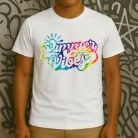 Summer Vibes Retro Colorful Trippy Style T-Shirt thumb 3