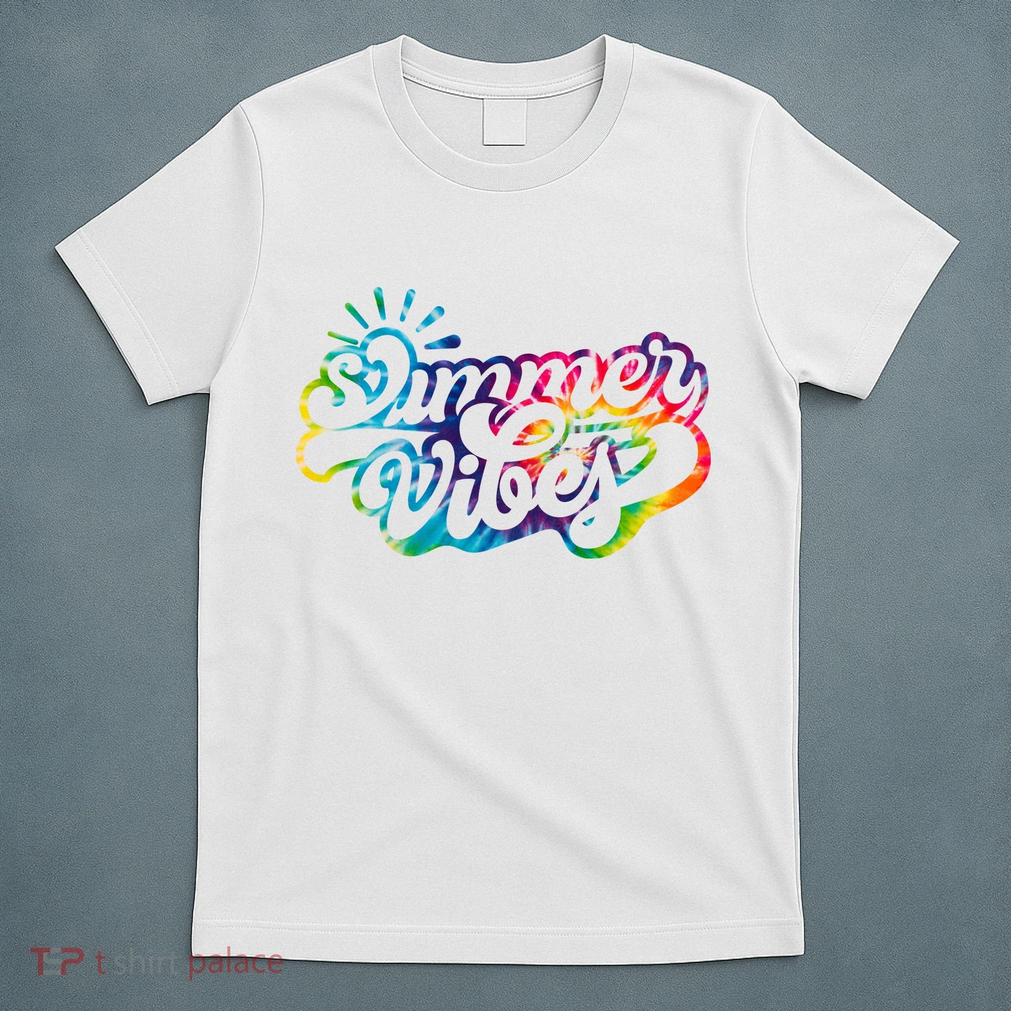 Summer Vibes Retro Colorful Trippy Style T-Shirt