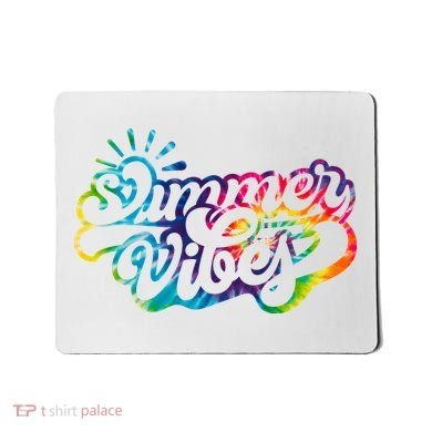 Summer Vibes Retro Colorful Trippy Style Mousepad