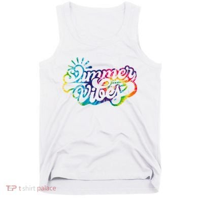 Summer Vibes Retro Colorful Trippy Style Tank Top