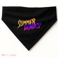 Summer Vibes Retro USA-Made Doggie Bandana thumb 0