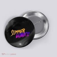 Summer Vibes Retro Button thumb 0