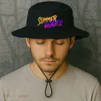 Summer Vibes Retro Bucket Hat thumb 2
