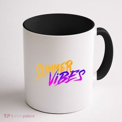 Summer Vibes Retro Coffee Mug back