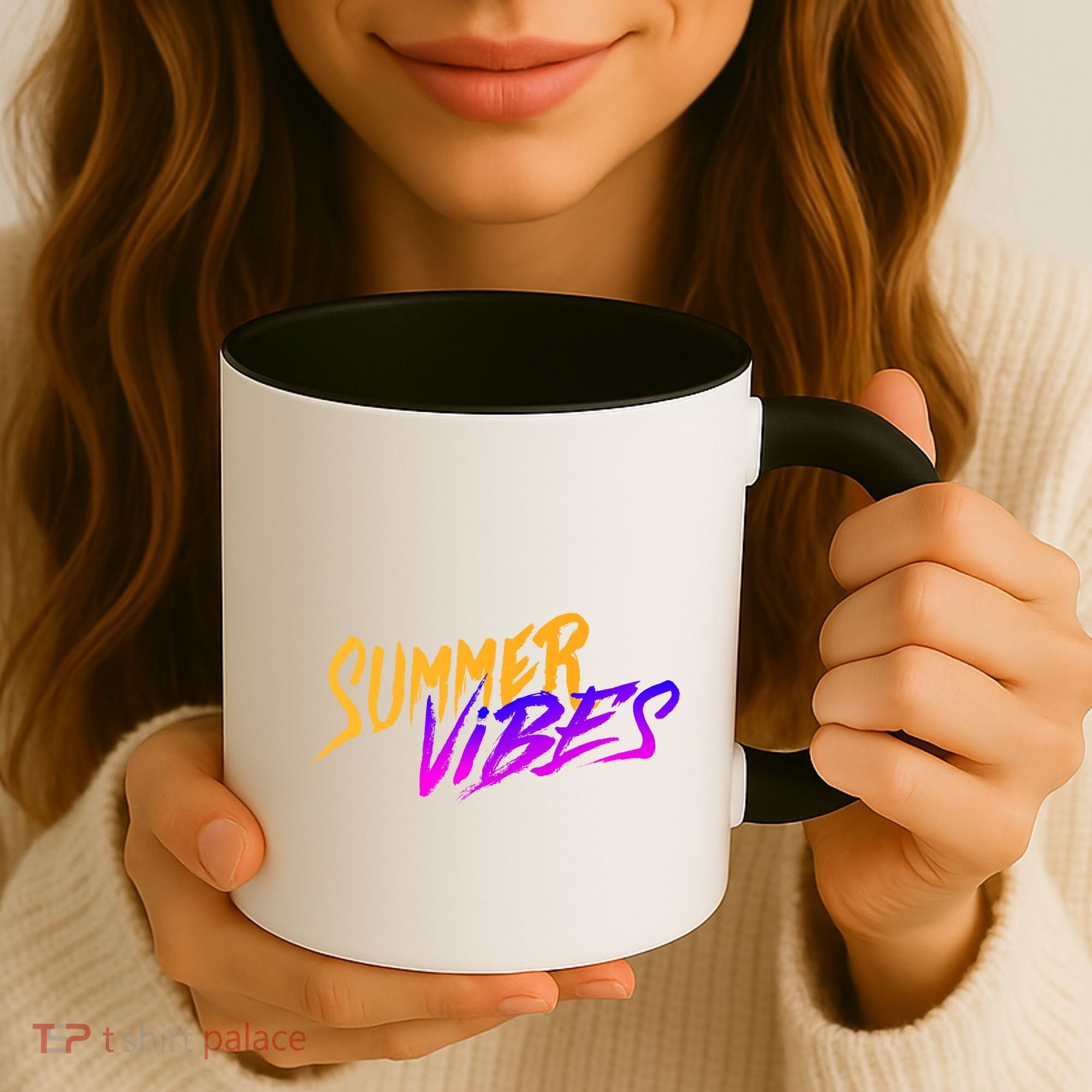 Summer Vibes Retro Coffee Mug