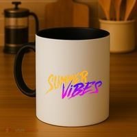 Summer Vibes Retro Coffee Mug thumb 4