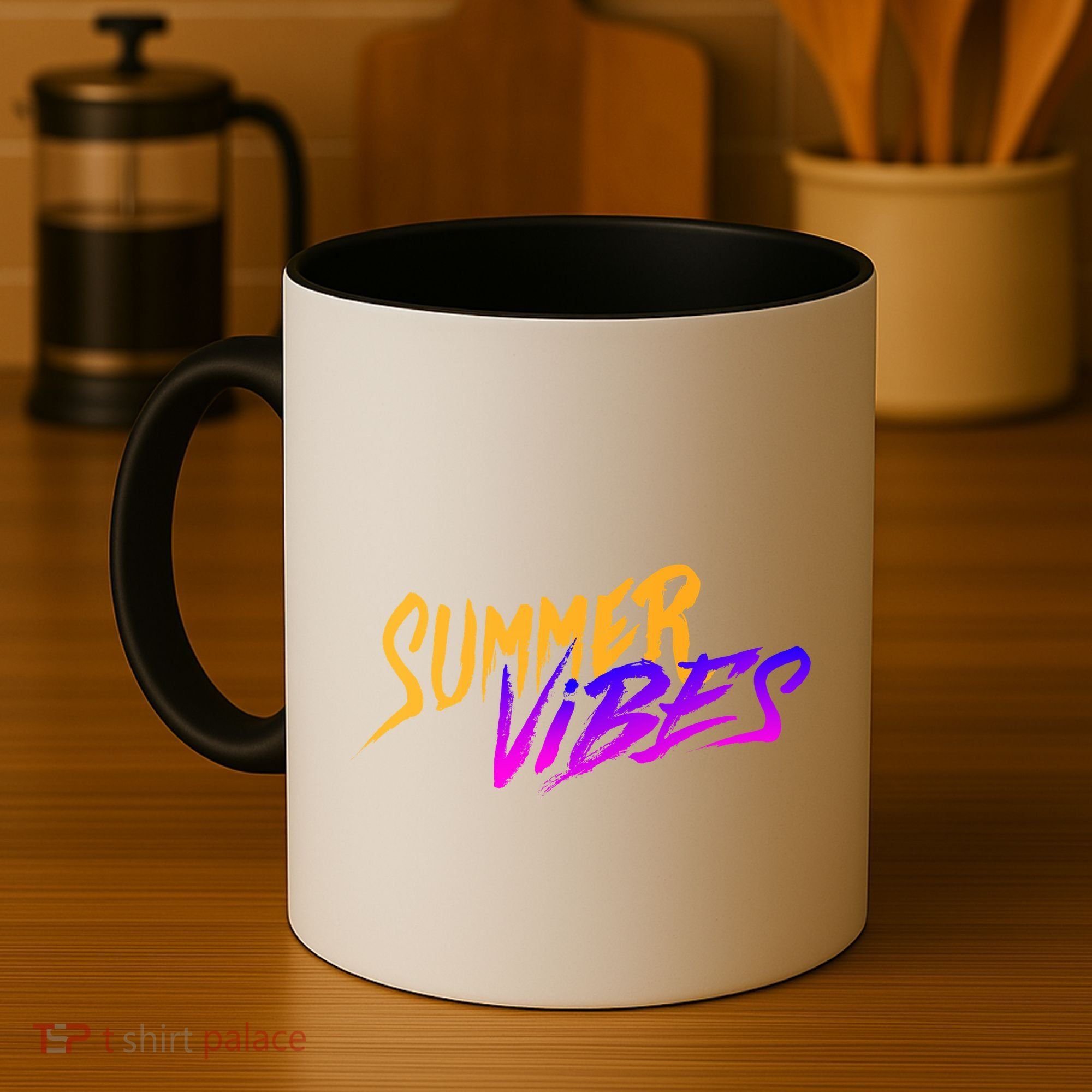 Summer Vibes Retro Coffee Mug