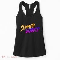 Summer Vibes Retro Women's Tank Top thumb 0