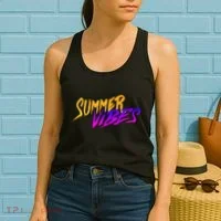 Summer Vibes Retro Women's Tank Top thumb 2