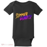 Summer Vibes Retro Baby Bodysuit thumb 0