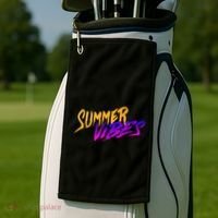 Summer Vibes Retro Golf Towel thumb 2