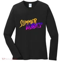 Summer Vibes Retro Women's Long Sleeve Shirt thumb 0