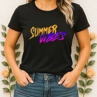 Summer Vibes Retro Women's T-Shirt thumb 2
