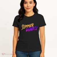 Summer Vibes Retro Women's T-Shirt thumb 4