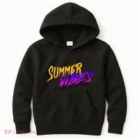 Summer Vibes Retro Kids Hoodie thumb 0