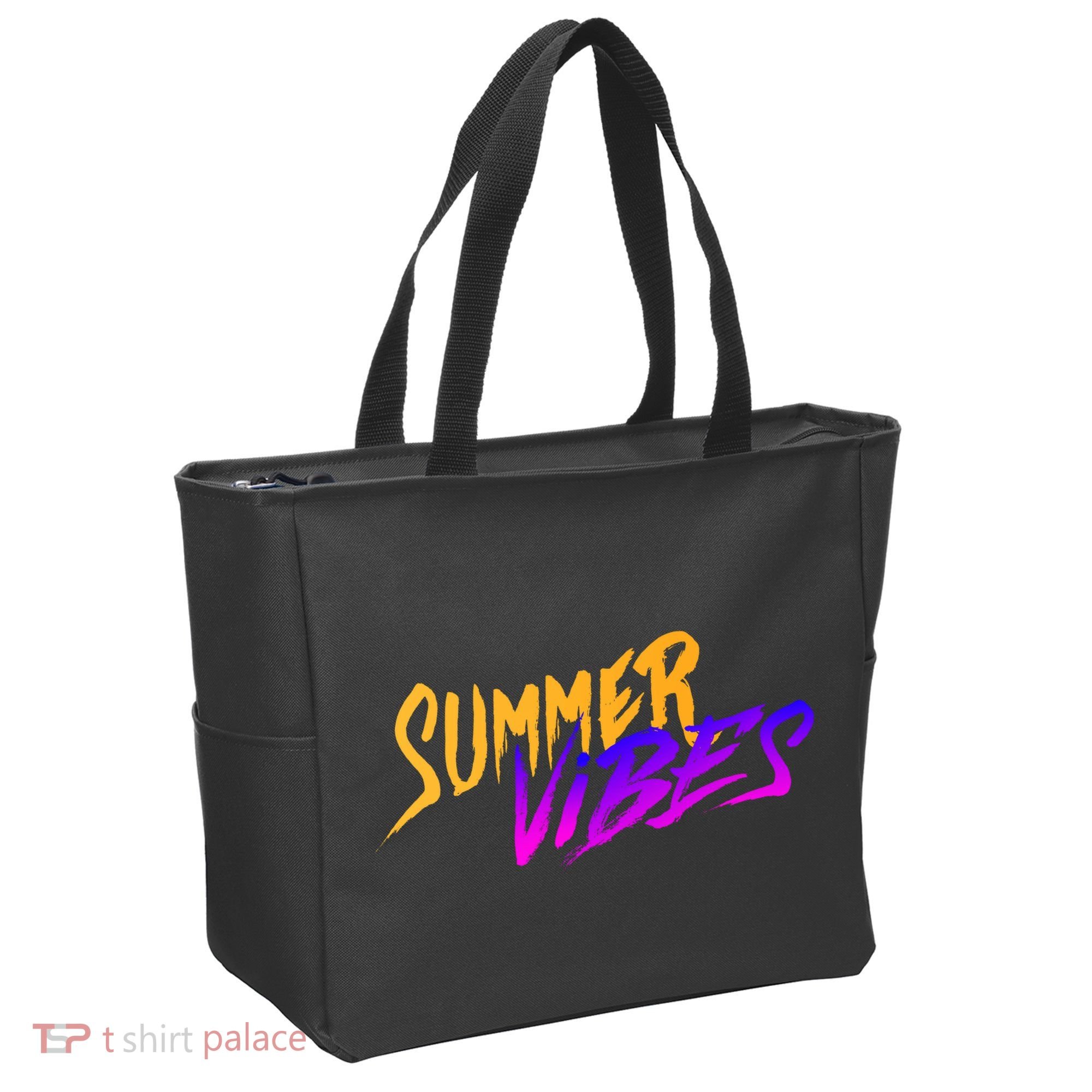 Summer Vibes Retro Tote Bag