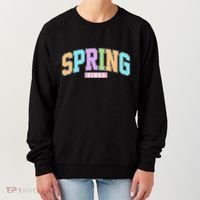 Spring Vibes Retro Varsity Women's Sweatshirt thumb 0