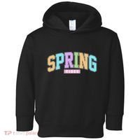 Spring Vibes Retro Varsity Toddler Hoodie thumb 0