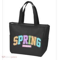Spring Vibes Retro Varsity Tote Bag thumb 3
