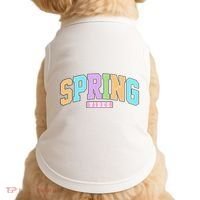 Spring Vibes Retro Varsity Doggie Tank thumb 0