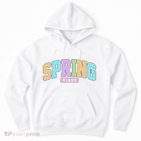 Spring Vibes Retro Varsity Hoodie thumb 0