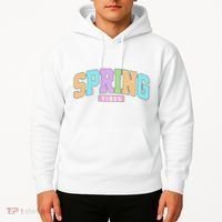 Spring Vibes Retro Varsity Hoodie thumb 2