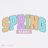 Spring Vibes Retro Varsity Sweatshirt thumb 3