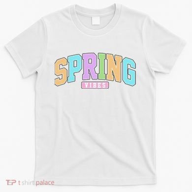 Spring Vibes Retro Varsity T-Shirt