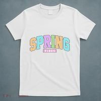 Spring Vibes Retro Varsity T-Shirt thumb 5