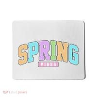 Spring Vibes Retro Varsity Mousepad thumb 0