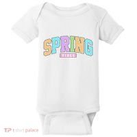 Spring Vibes Retro Varsity Baby Bodysuit thumb 0