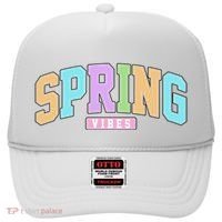 Spring Vibes Retro Varsity Hat thumb 0