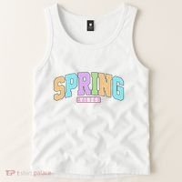 Spring Vibes Retro Varsity Tank Top thumb 2
