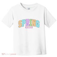 Spring Vibes Retro Varsity Toddler T-Shirt thumb 0