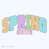 Spring Vibes Retro Varsity Visor thumb 3