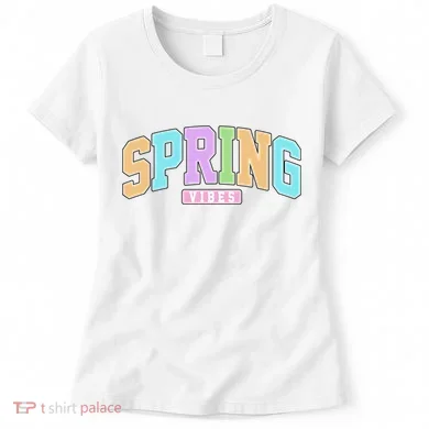 Spring Vibes Retro Varsity Women's T-Shirt