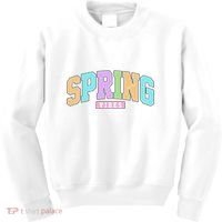 Spring Vibes Retro Varsity Kids Sweatshirt thumb 0