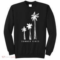 Summer Vibes Retro Palm Tree Sweatshirt thumb 0