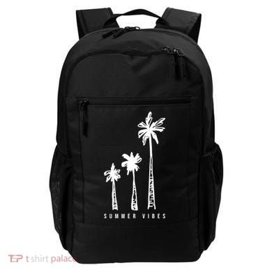 Summer Vibes Retro Palm Tree Backpack
