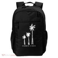 Summer Vibes Retro Palm Tree Backpack thumb 0