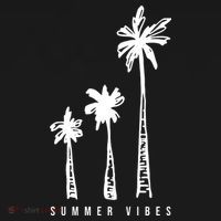 Summer Vibes Retro Palm Tree Backpack thumb 2