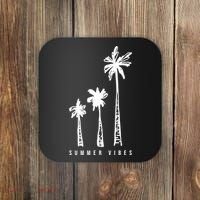Summer Vibes Retro Palm Tree Coaster thumb 0