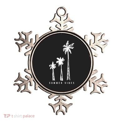 Summer Vibes Retro Palm Tree Ornament