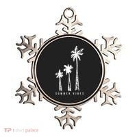 Summer Vibes Retro Palm Tree Ornament thumb 0