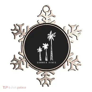 Summer Vibes Retro Palm Tree Ornament