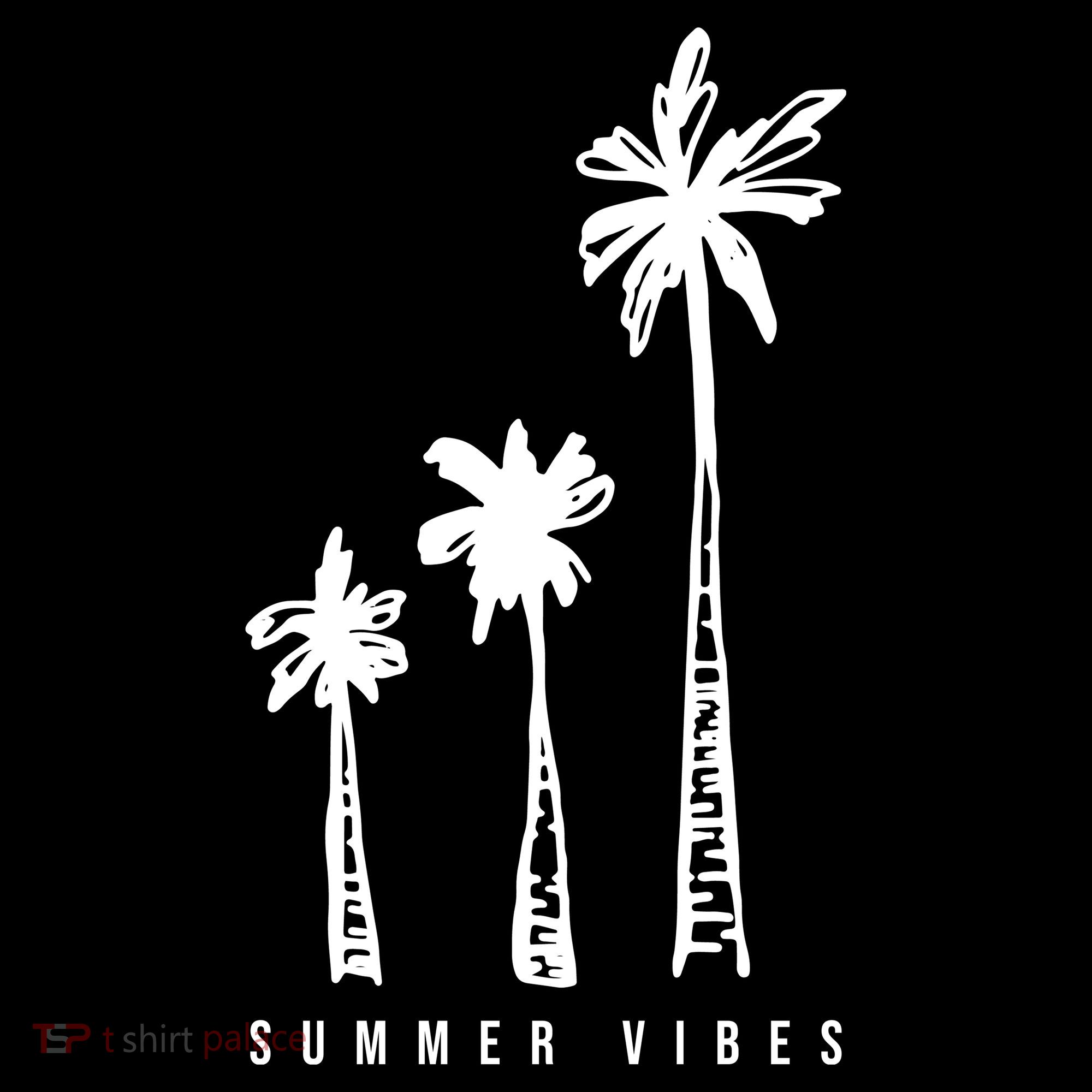 Summer Vibes Retro Palm Tree Women's Tank Top